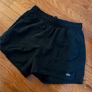 ALO Yoga Women's Athletic Black Shorts